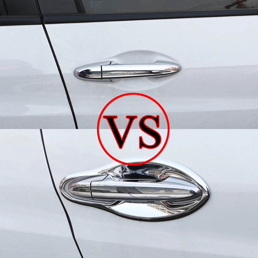 Chrome Front Door Bowl Cover Protector Trim