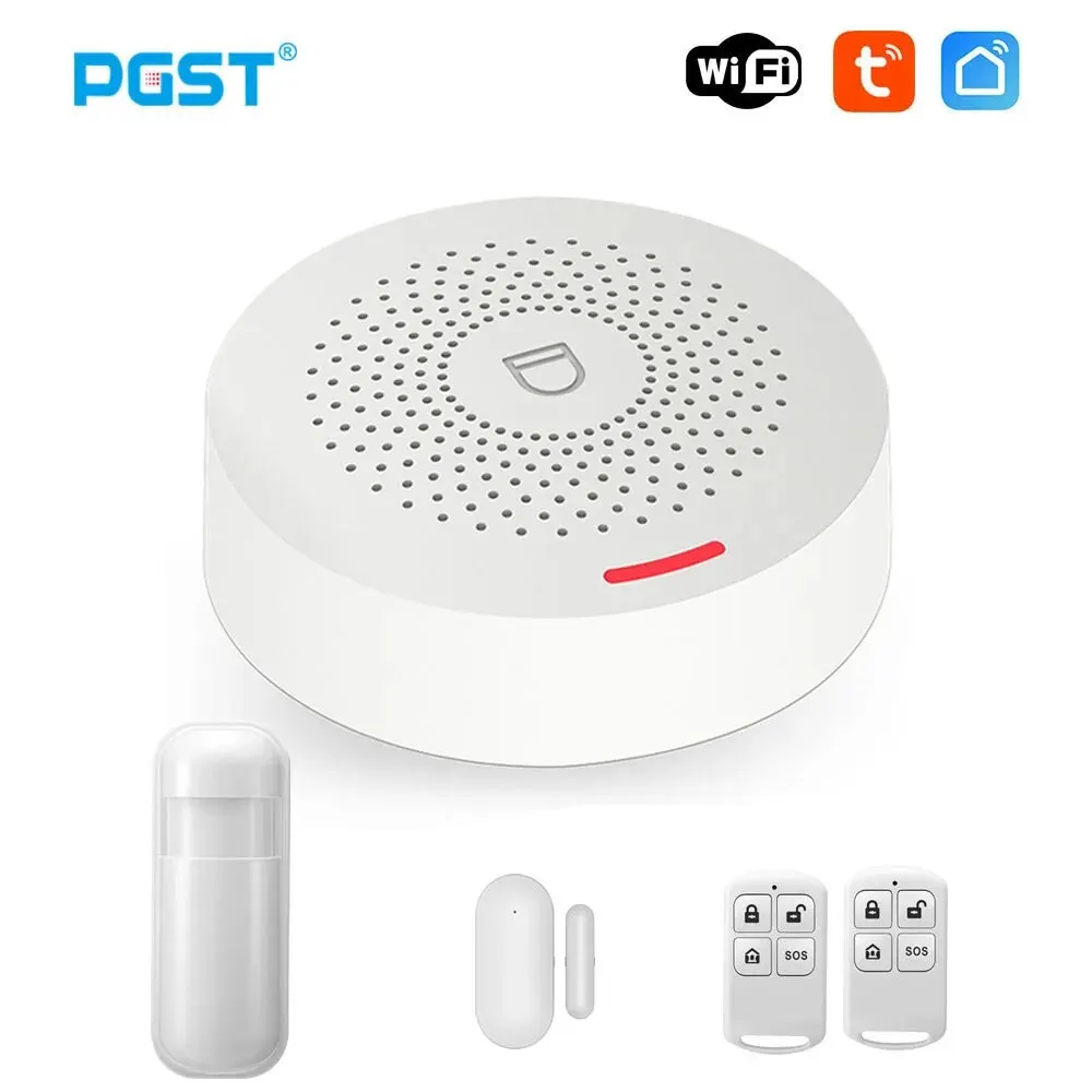 Wifi Tuya Home Alarm System 433MHz Burglar Security Alarm Smart Life App Control Wireless Home Alarm