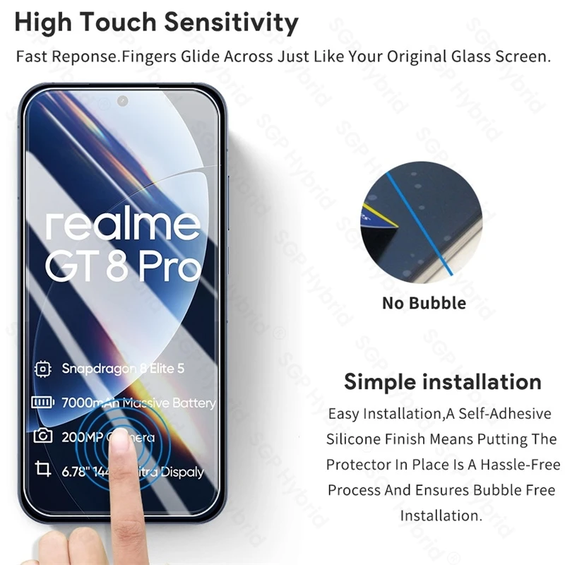 Enhanced Product Title: Durable Tempered Glass Screen Protector with Protective Case