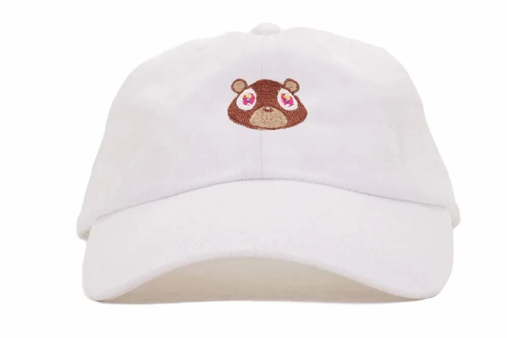 Kanye West Ye Bear Dad Hat Cartoon Little Bear Embroidery Baseball Cap Snapback Unisex Summer Outdoor Leisure Caps baseball caps baseball hat