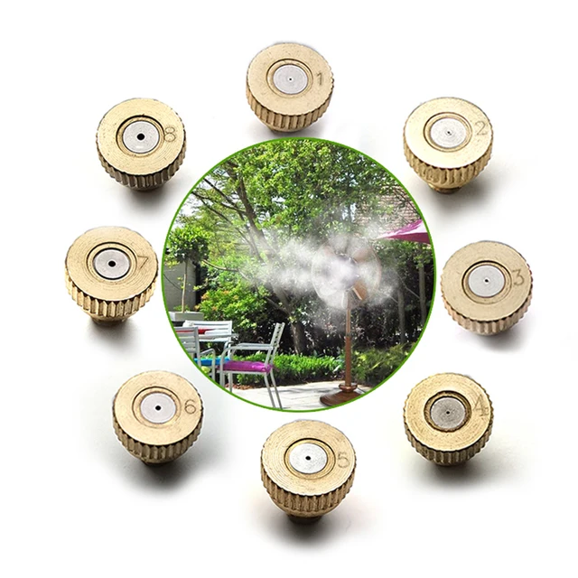 10 Pcs 10/24 "Szál 0,1/0,2/0,3/0,4 Mm Sárgaréz Ködös Fúvókák Kerti Üvegházhatású Virágüzem Öntözőrendszer - Image 6