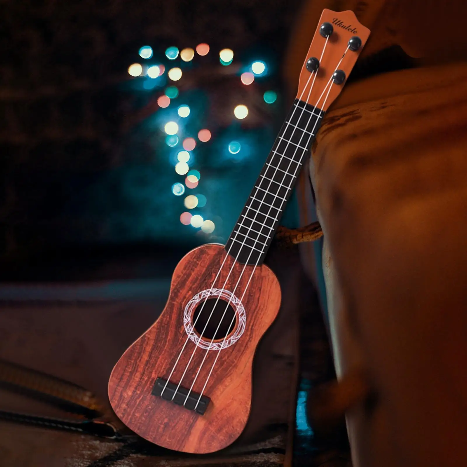 Simulation 4 Strings Soprano Ukulele Instrument 21 inch Ukulele Guitar for Beginners ukulele set
