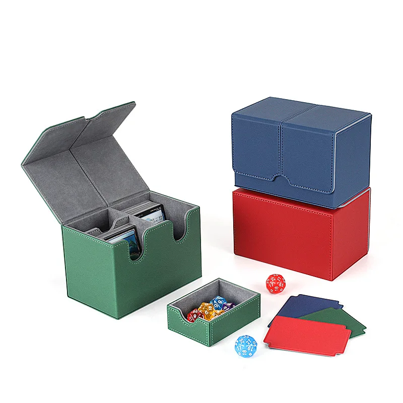 2024 Trading Card Deck Case Kids Children Game Card Storage Organizer Contiene 160 Carte Contenitore Carte Di Credito Custodia Per Carte
