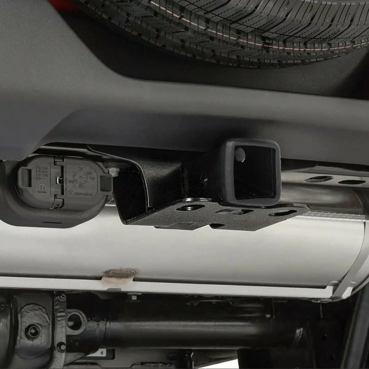 Kit Traino TYGER Per Jeep Wrangler JK 2007-2018 - Ricevitore 2" E Cablaggio - Foto 1