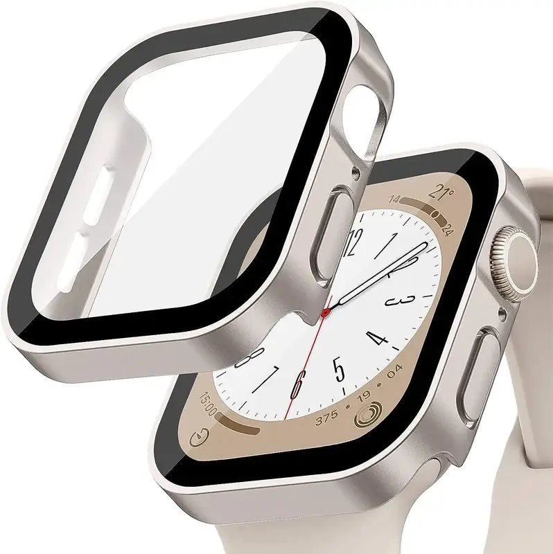 Tempered Glass+Cover For Apple Watch 11 10 9 8 7 46mm 42mm PC Bumper Screen Protector Case iWatch Series 7 6 5 4 SE3 44 40 45mm - Image 15