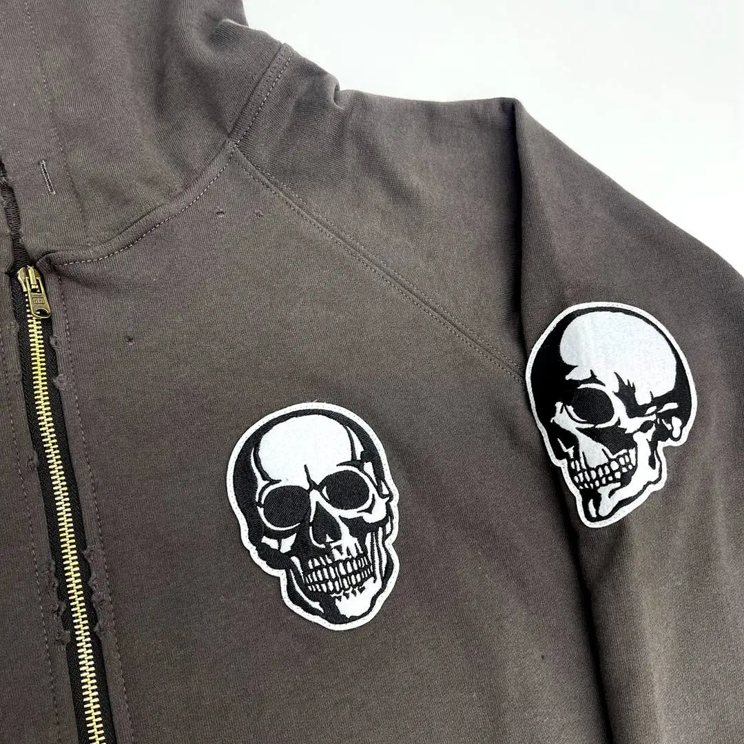 New Luxury 2022 Skull Head Number Nine Face Pullover Hoodies Hoody