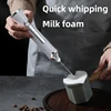USB Electric Milk Frother,Coffee Maker Blender,Kitchen Mini Wireless Egg Beater,Huang Cream Mixer,Automatic Rotary Whisk Stirrer 3