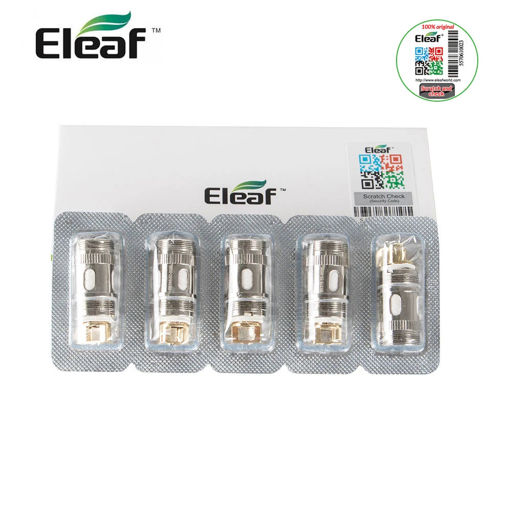 Original 5pcs Eleaf ECL 0.18hm Coil Replacement Adapt For ijust 2 MELO 3 iJust S Kit |