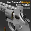 ZP-5 Children's Mechanical Cartridge Pistol Toy Catapult Revolver Continuous Firing Soft Bullet Toy for Children Shooting 4