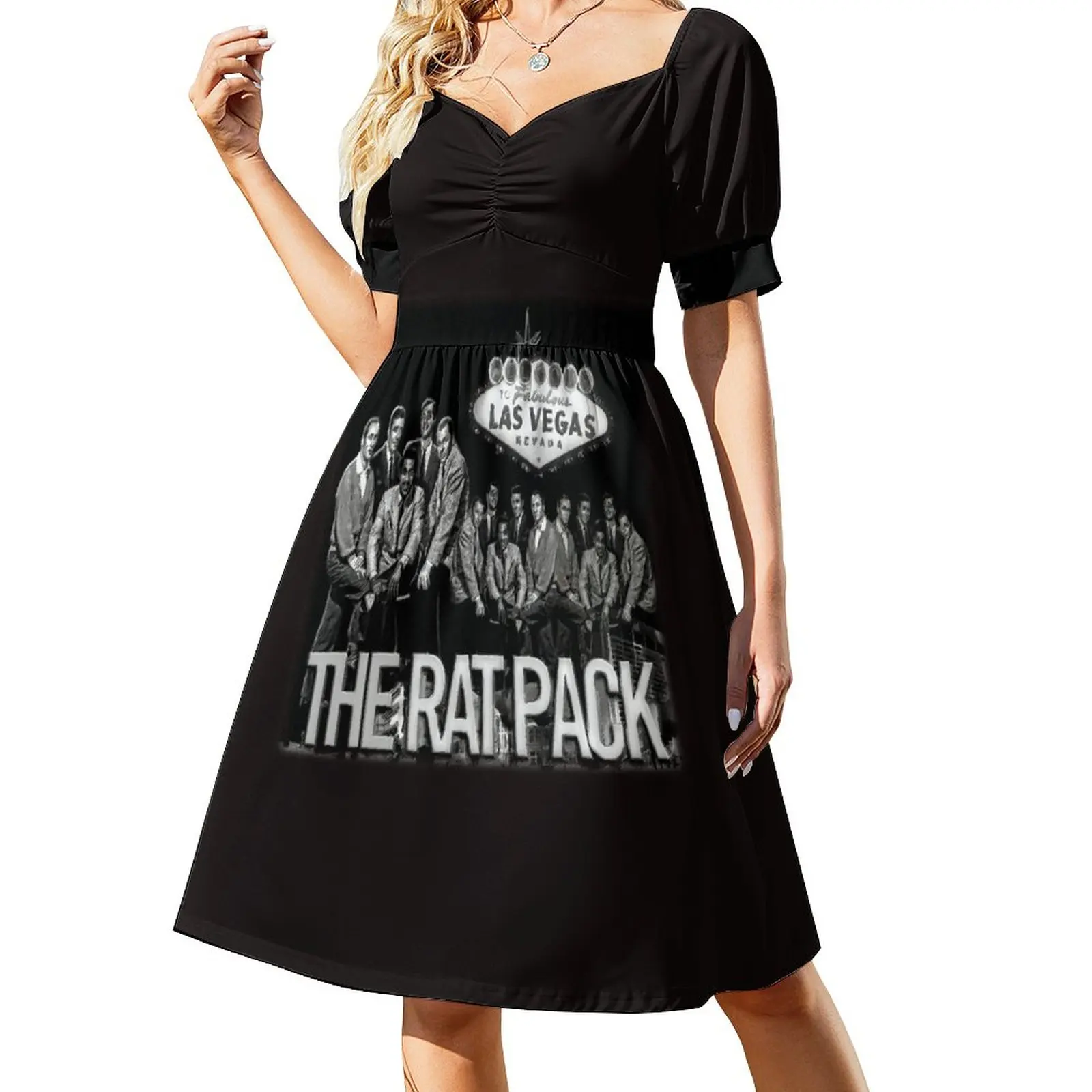 

The Rat Pack Sleeveless Dress Elegant gown birthday dress for women luxury 2023