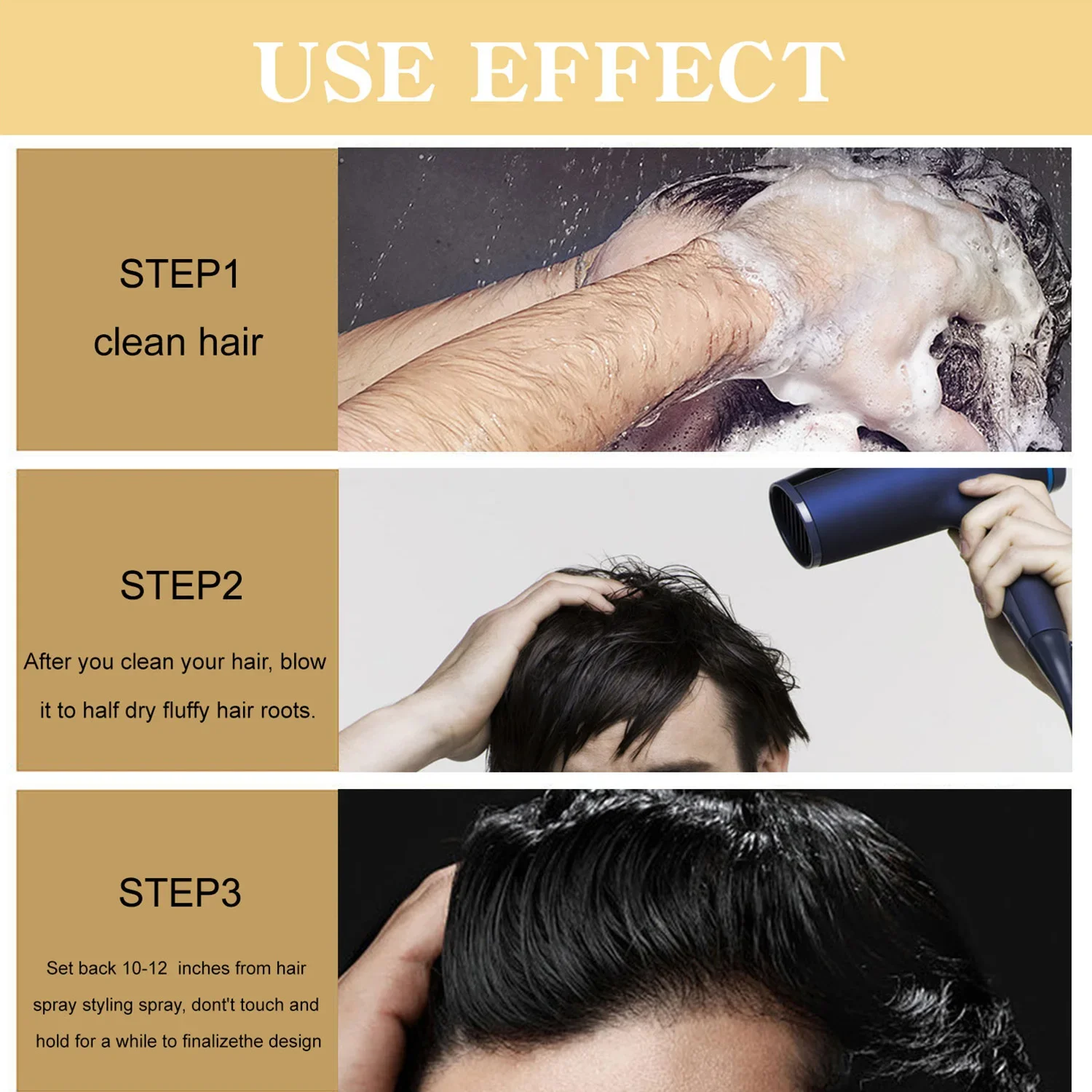100ml Hair Fixing Spray for Water-based Hair Styling Spray for All Types with Long-lasting Hold and Flexible Styling