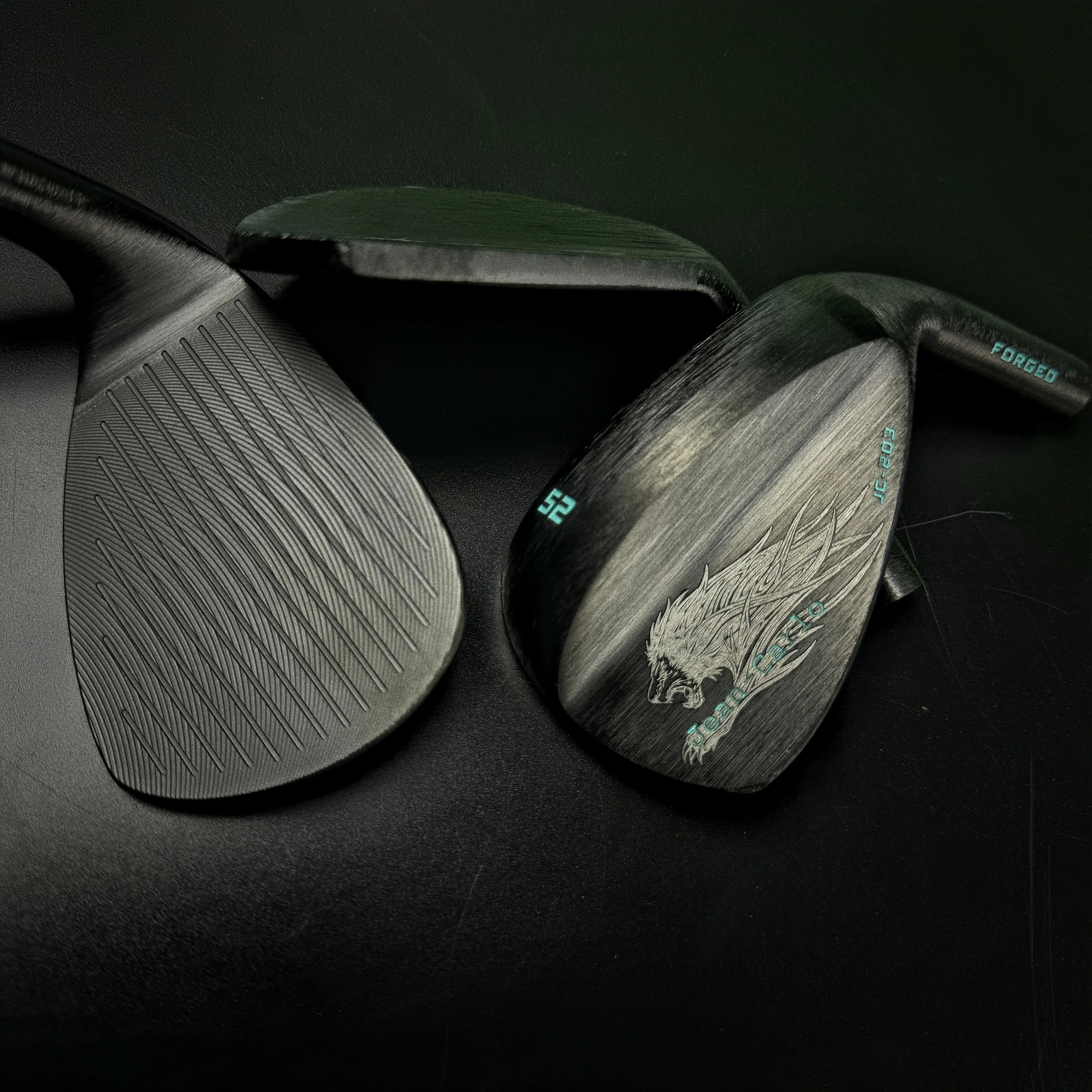Jean Carlo Golf Wedge Head Man Wedge Club Forged Carbon Steel CNC Milled Iron Set Driver Club Fairway Wood