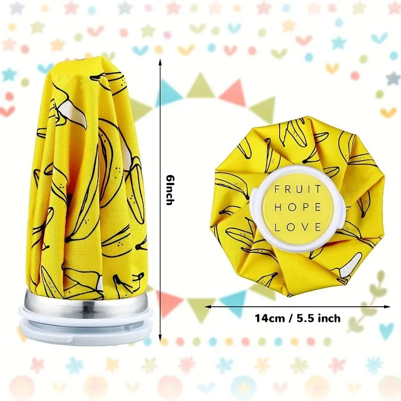 Cartoon Water Filling Cloth Ice Pack Reusable Cute Cold and Hot Therapy Packs Physiotherapy Exercise Physical Cooling Ice Pack