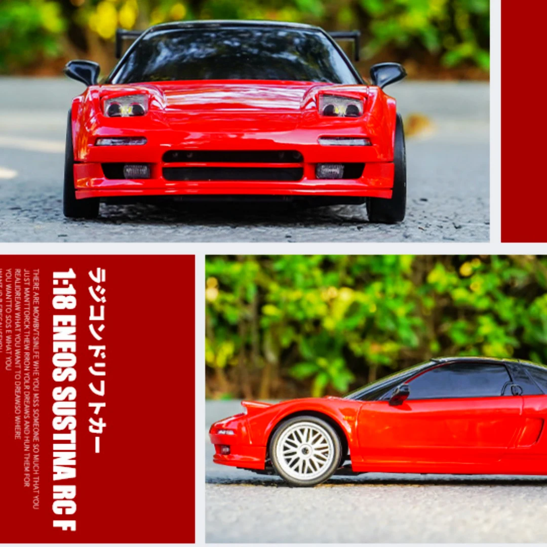 JDM Style 1/18 Acura NSX RC with Pop-Up Lights 2.4GHz Drift Car LED Lights High-Detail RC Model for Collectors Car Enthusiasts 5