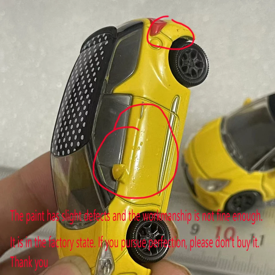 Citroen-レーシングカーモデルDS3,オーナメント,お土産,スケール1:64