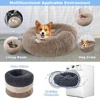 Plush Warm Round Large Dog Bed Winter Soft Puppy House Medium Cat Sofa Sleeping Bed Elastic Small Dog Kennel Nest Accessories 4