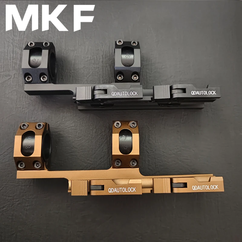 Weapon Sight Offset Optic QD mount dual rings 25.4mm 30mm Dia 11mm Rail