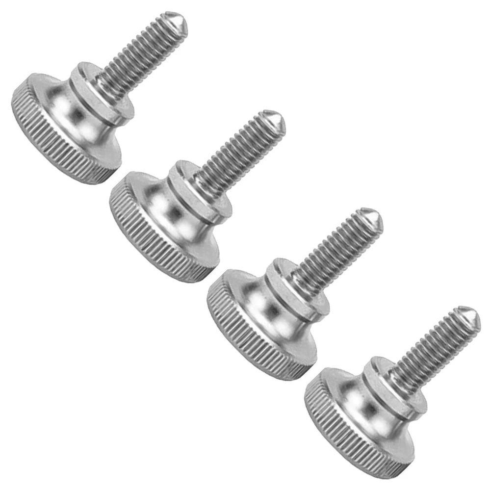 

M3 GB834 Knurled Screw Stainless Steel Thumb Screw Durable and Rust resistant Suitable for Repairs and Maintenance 4PCS