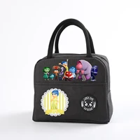Disney Inside Out 2 Kids Anime Lunch Tote Children Cartoon Food Insulation Bag Boy Girl Creative Cute Picnic Bags Handbags Gifts 4