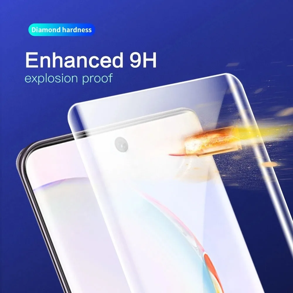 Premium Full Glue UV Tempered Glass Screen Protector