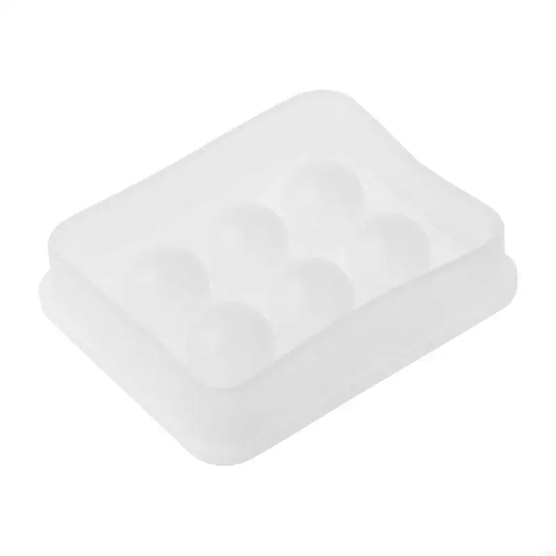A9BD Silicone Pendant Mold for DIY Necklace Bracelet Jewelry Making Craft 6 Cavities