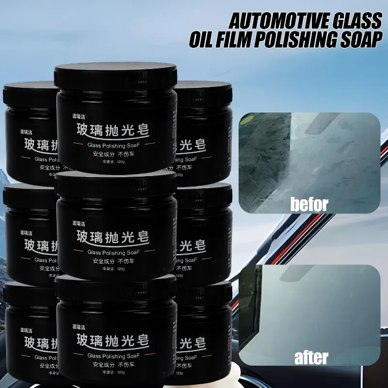 120g Glass Polish Cerium Oxide Paste Car Window Polishing Mirrors Powder Cream Glass Remove Composite Rare Repair Tool
