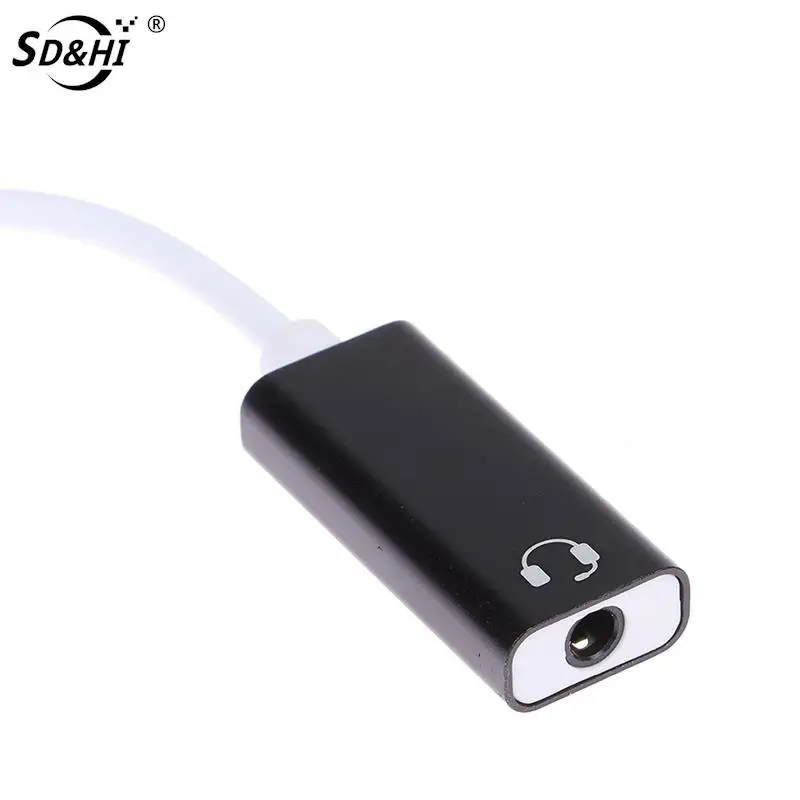 USB Sound Card External 3.5mm Jack USB Adapter To Microphone Speaker Audio Interface Adapter For PC Laptop Computer