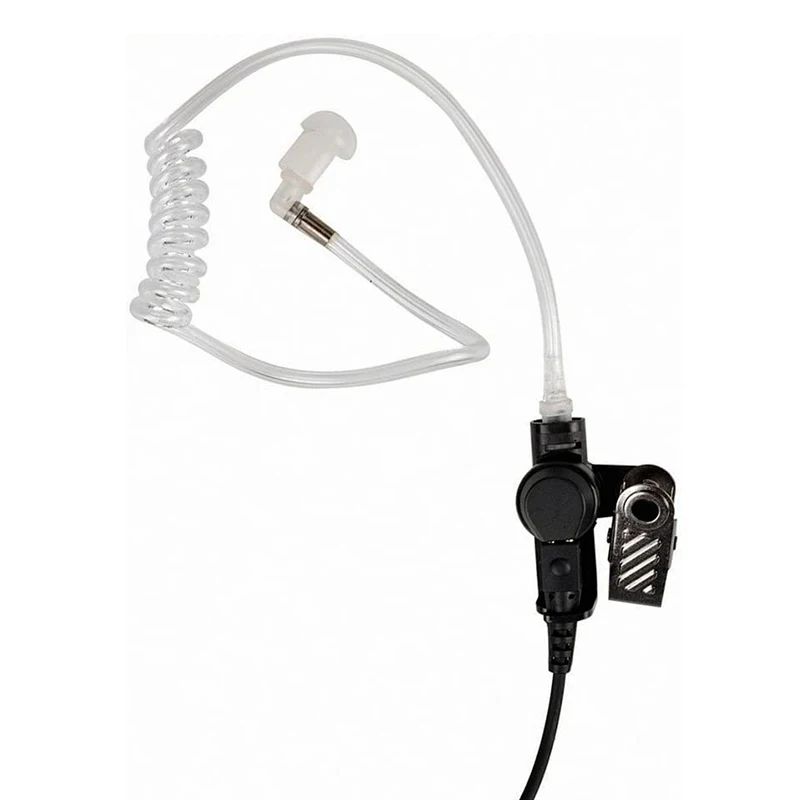 2-Pin Earpiece Headset for Motorola,CP200,GP300,CLS1110,CLS1410 Walkie Talkie,Two Way Radio with Transparent Acoustic Tube, 2Pcs