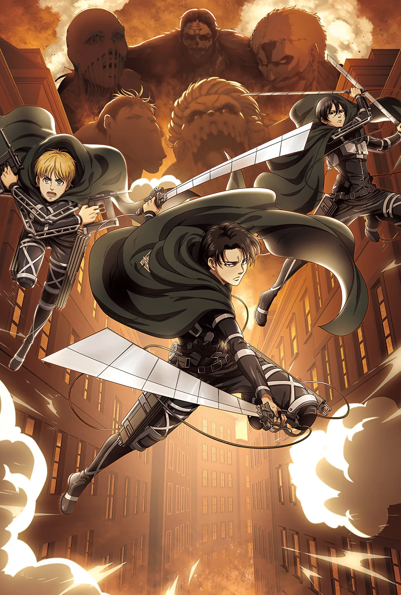 Stunning Anime Art Canvas: Attack on Titan Final Part Wall Decor