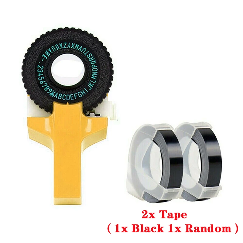 Embossing Machine 3D Embossing Typewriter Manual Label Machine for Household Curtain Decorative Tape Paper