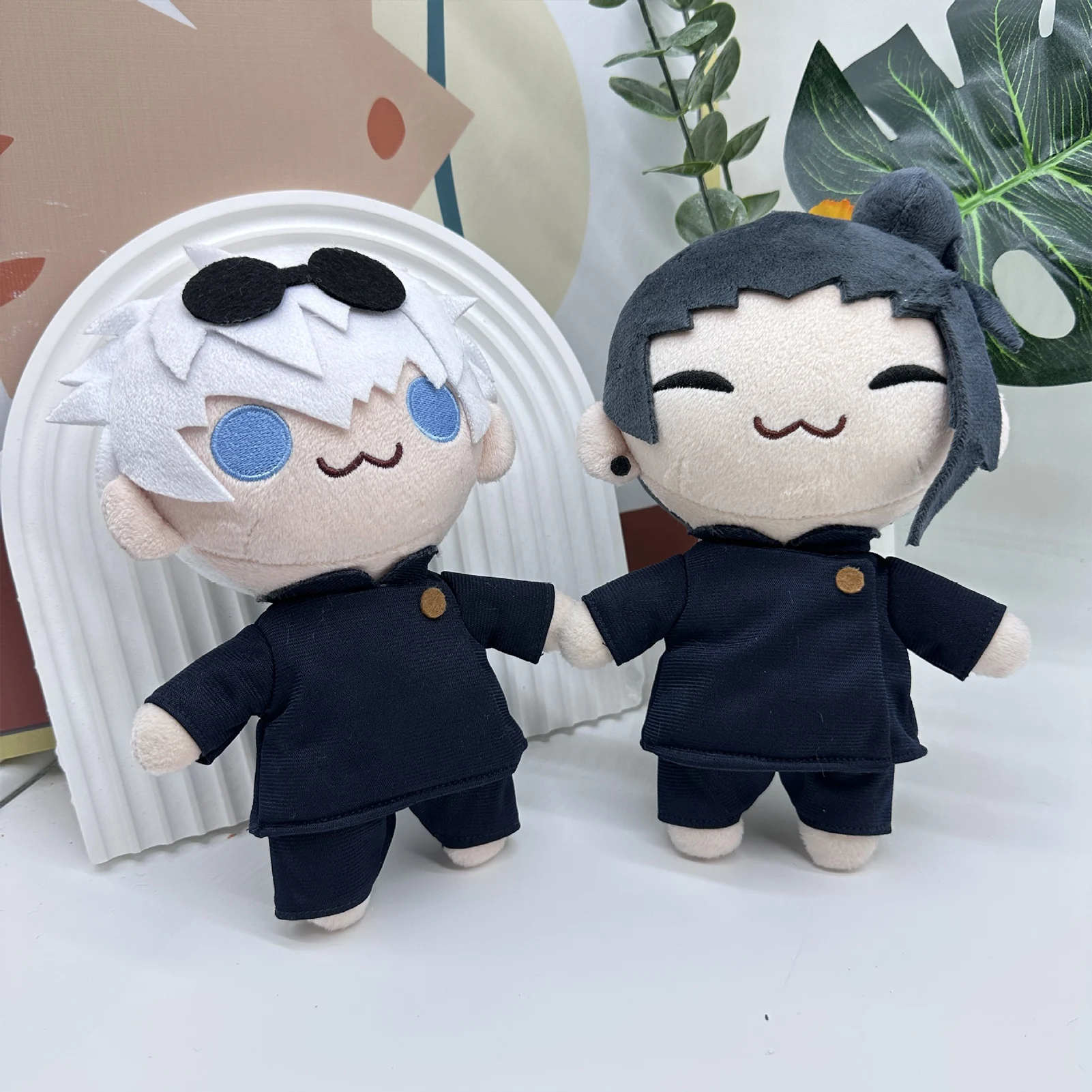 21cm Gojo Saturo Geto Suguru Jujutsu Kaisen Cosplay Plush Cute Soft Collection Props Jujutsu Kaisen gojo and geto Plush Doll фигурка jujutsu kaisen jujutsu kaisen panda