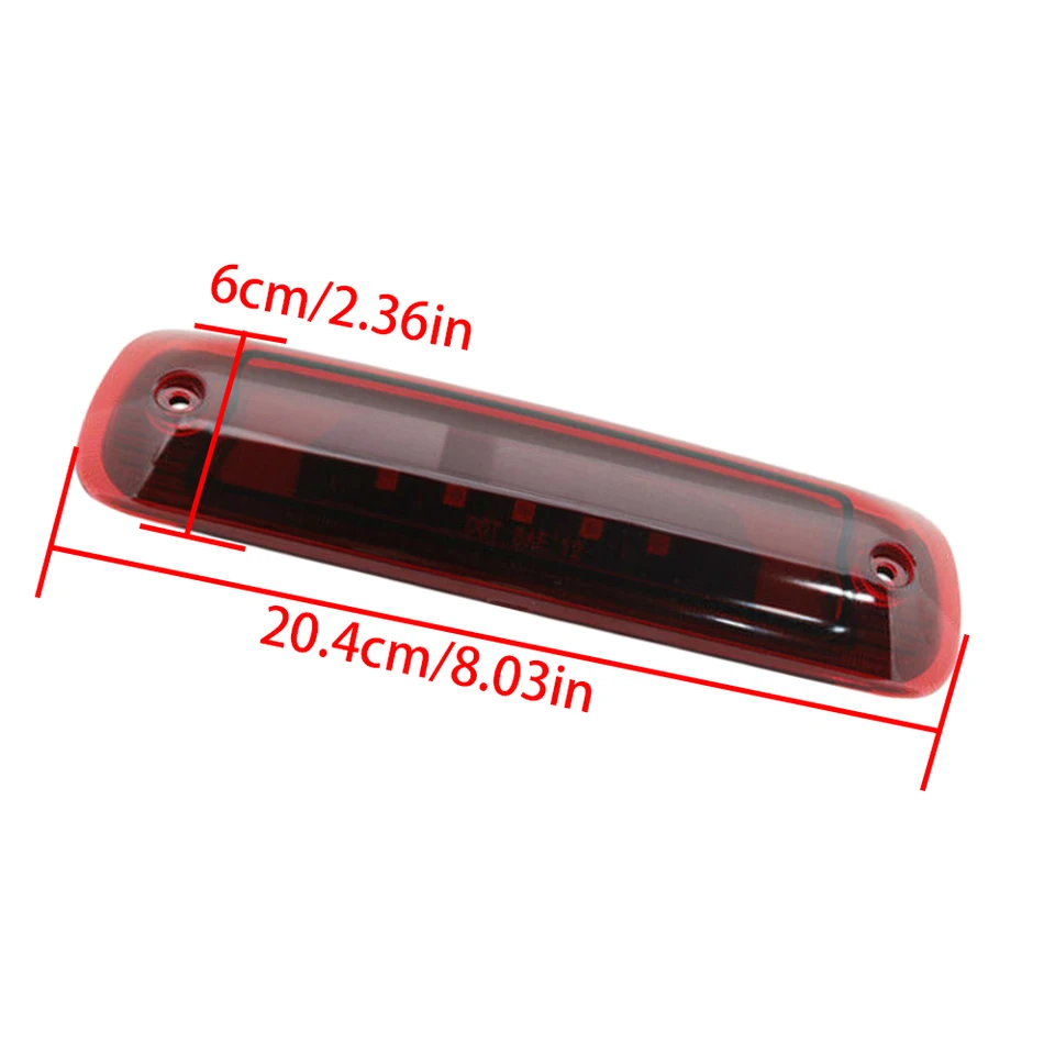 Biqing 1X 15LED Rood Stop Remlicht, Universele 12V 24V Trailer Remlicht