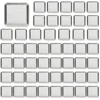 Square Clear Plastic Acrylic Protector Containers Case For Token Board Game Holder Boxes Cards Collection 17/20/25/27/30mm 1