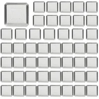 Square Clear Plastic Acrylic Protector Containers Case For Token Board Game Holder Boxes Cards Collection 17/20/25/27/30mm 1