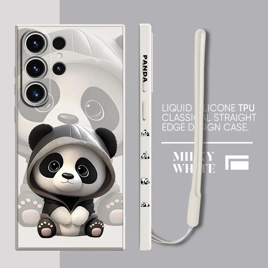 Adorable Panda Soft Phone Case Cover