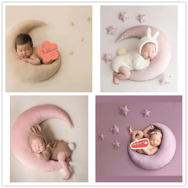 Baby Photography Props Basket Braid Wool Wrap Newborn Photo Shoot Baskets Filler Posing Stuffer