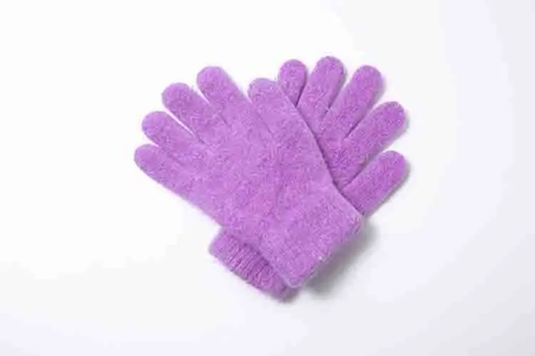 New Winter Thickened Solid Full Finger Gloves Women Men Autumn Knitted Mittens Hand Warmer Gloves Outdoor Cycling Soft Gloves