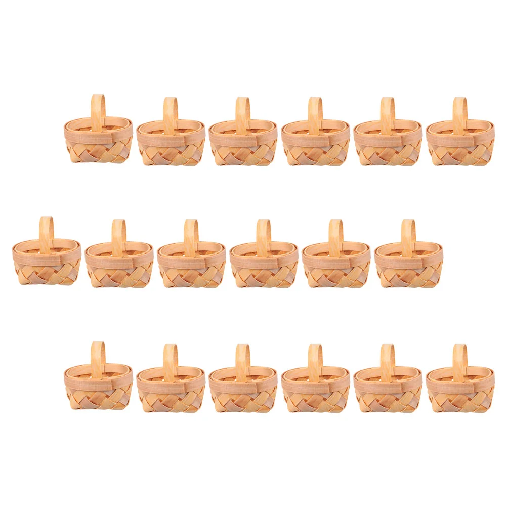 

18pcs Small Woven Basketssssssssssss Tiny Storage Basketssssssssssss Wedding Candy Basketssssssssssss Small Basketssssssssssss