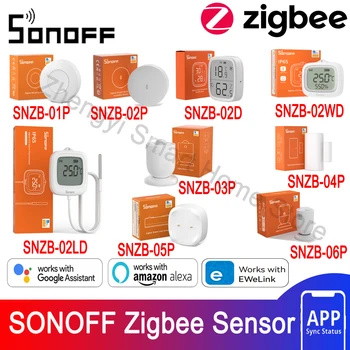 SONOFF Zigbee Sensor SNZB01P/02P/02D/02LD/02WD/03P/04P/05P/06P Work with SONOFF iHost ZBBridge Pro NSPanel Pro ZBDongle-E