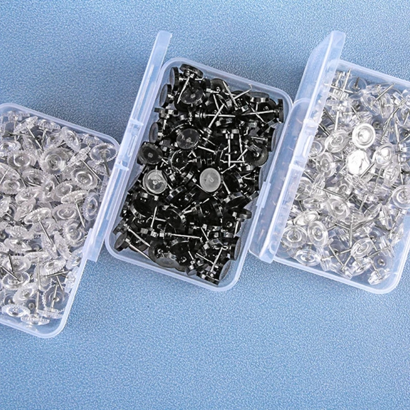 

50/100Pcs Flat Head Push Pins Gear-shape Pushpin Map Pin for Bulletin Board