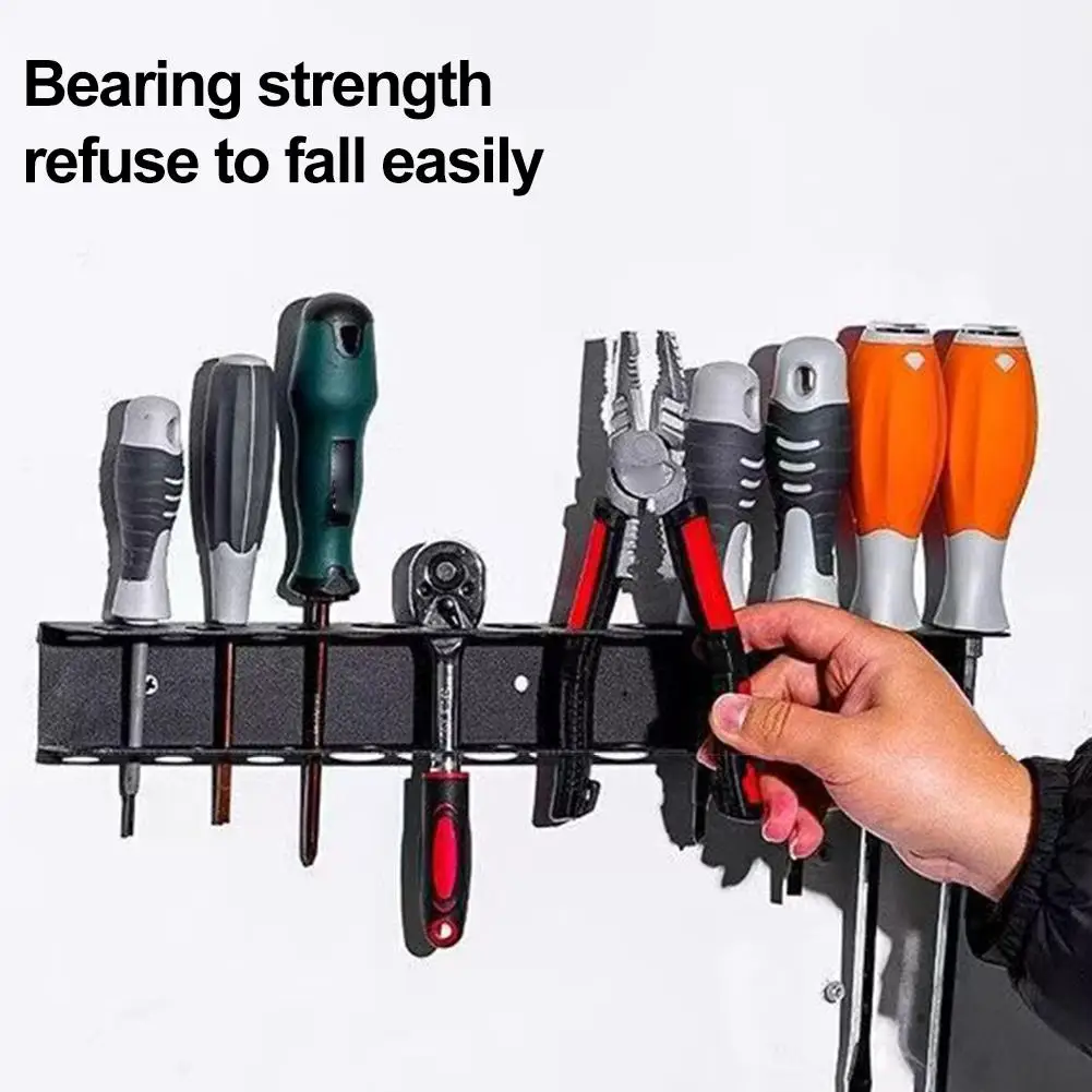 Holes Easy To Install Wall Mounted Tool Holder for Various Sized Pliers Tool in Garage NEW