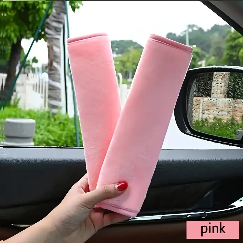 Seat belt covers seat belt protection seat belt protector car seat belt accessory safety belt shoulder guard seat belts 2PCS Plush Seat Belt Shoulder Protectors, Car Seat Belt Protectors are Soft and Comfortable