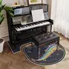Piano Soundproof Floor Mat Noise Reduction Sound Absorption Special Soundproof Mat Creative Art Carpet Easy To Care Rug Alfombra 3