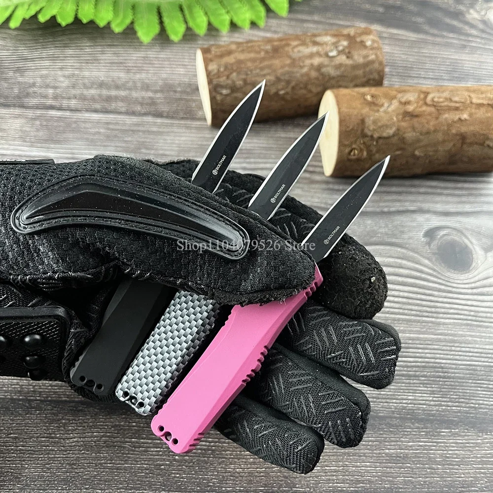 Mini A07 440C Blade Utility Pocket Knife, Portable Survival Hunting Knife,  Zinc Alloy Handle, Outdoor Emergency Rescue Tools 3