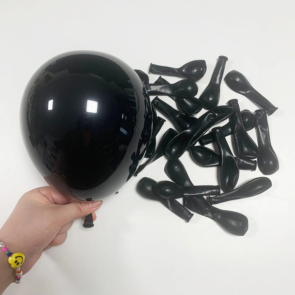 레드 블랙 화이트 풍선 세트, 카지노 파티 장식, 풍선 레이싱, 첫 생일 졸업, 베이비 샤워, 헬륨 글로보 홈 장식