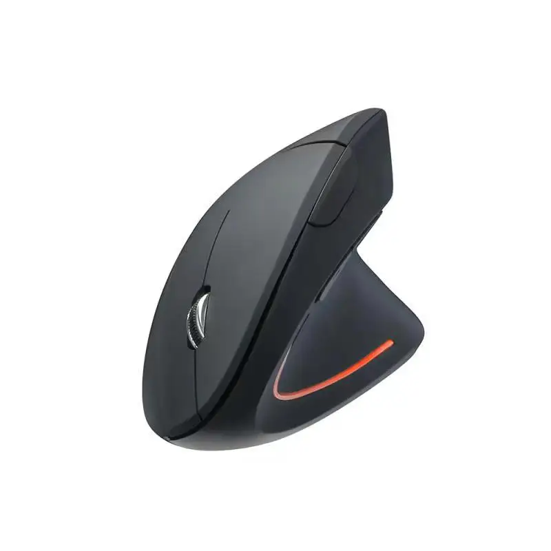 수직 마우스 인체공학적 2.4GHz 무선 광학 마우스 3 조정 가능한 DPI 800/1200/1600 노트북 PC 컴퓨터 데스크탑용 6 버튼