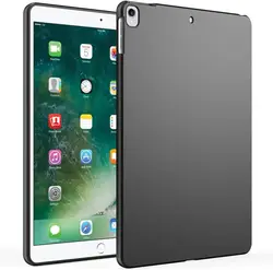 Flexible Black Silicone Tablet Case with Soft TPU Back Cover (iPad Air 3 2019 10.5)