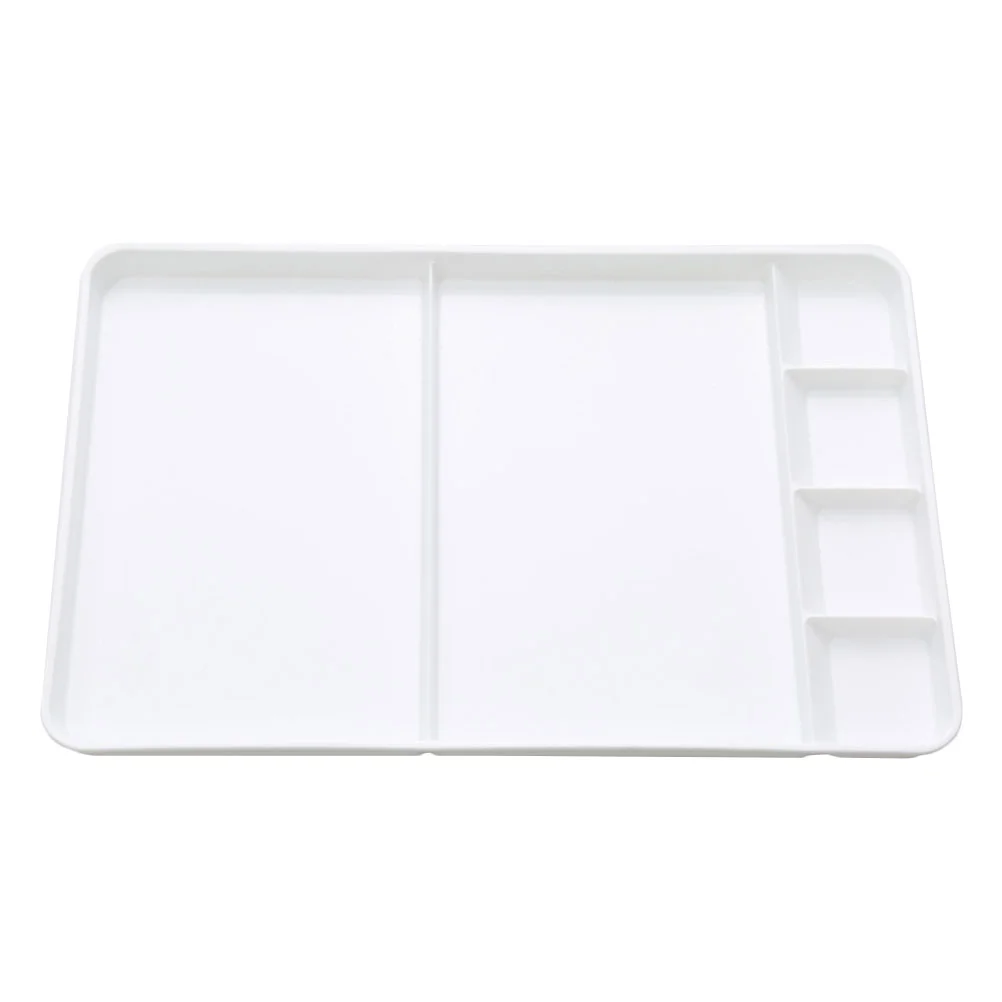 Square Multi Grid Diy Paint Palette Watercolor Mixer Pigment Plate Oil Painting Board Supplies Plastic Paint Palette Color