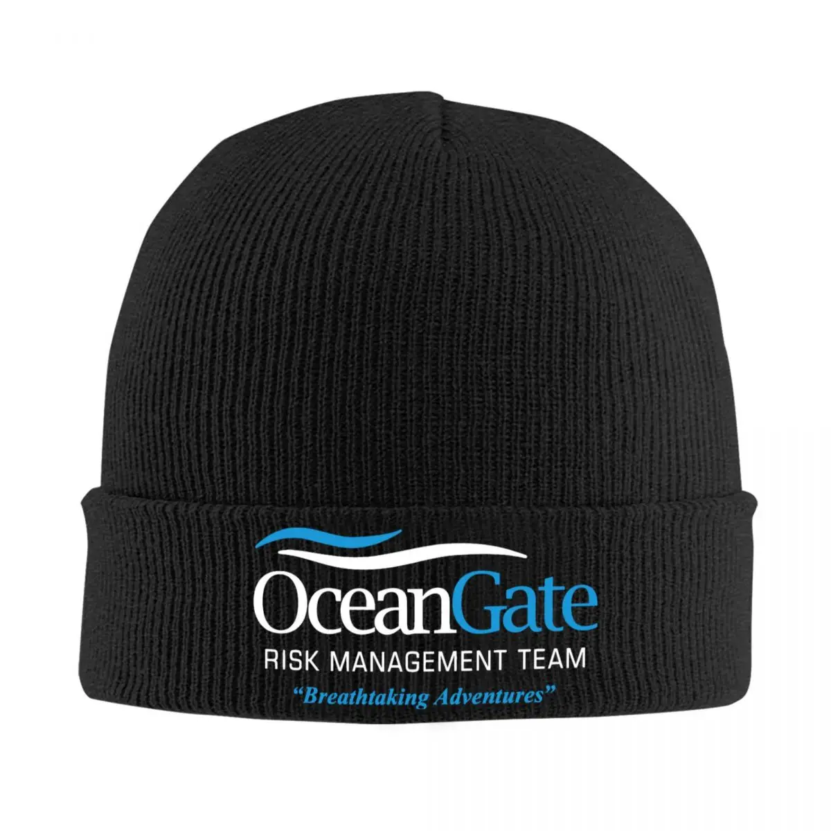 

OceanGate Risk Management Knitted Hat for Women Men Beanie Winter Hats Breathtaking Adventures Hip Hop Melon Cap