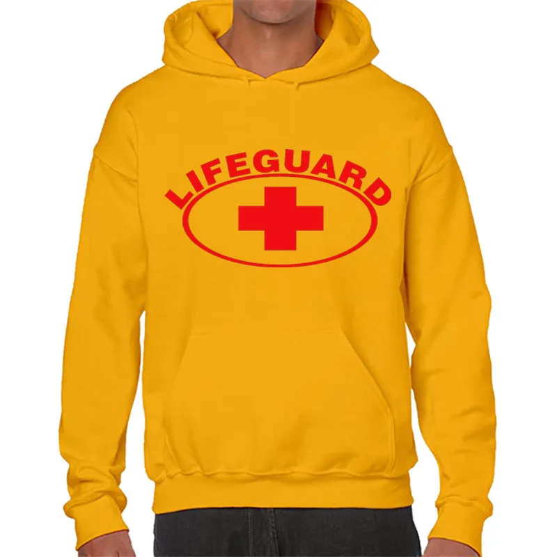 

Funny Lifeguard Men's Hoodies Hip Hop High Quality Cotton Women Male Harajuku Sweatshirts Sportswear Pullover Streetwear Hooded